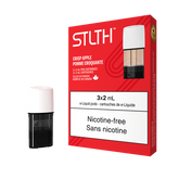 STLTH CRISP APPLE PODS NICOTINE FREE E=LIQUID